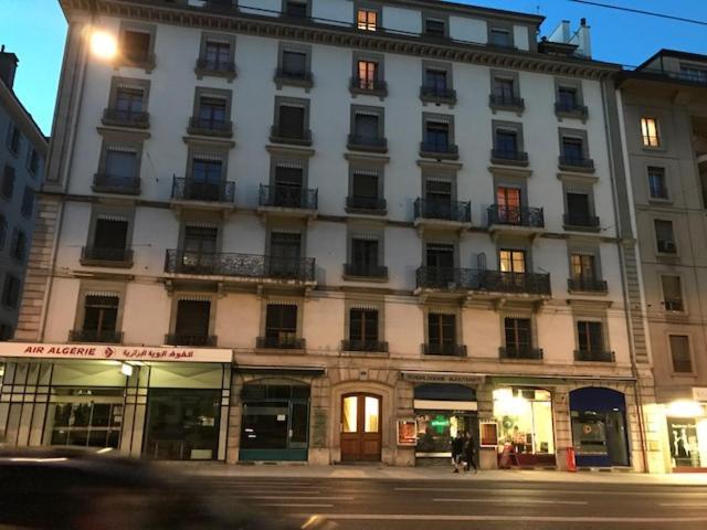 Ferienwohnung Quartier Gare-Mont-Blanc Genf Exterior foto